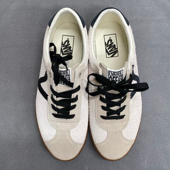Vans Sport Low Lace Up Skate Shoe Mens 9.5 Womens 11 Marshmallow Navy‎ Blue main image 11